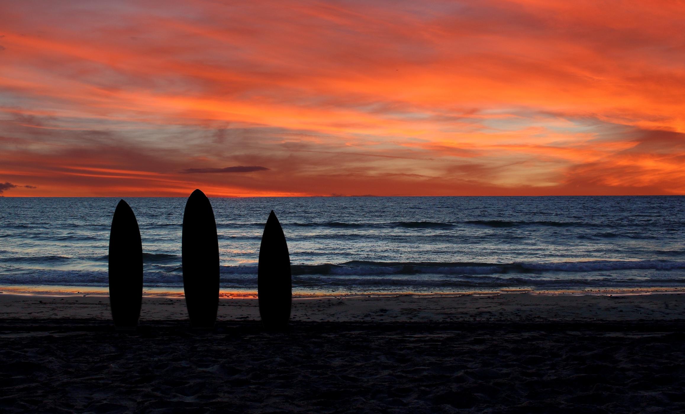 San Diego Beach Background